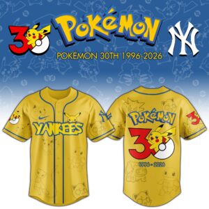 New York Yankees x Pokémon 30th Anniversary Special Edition Jersey
