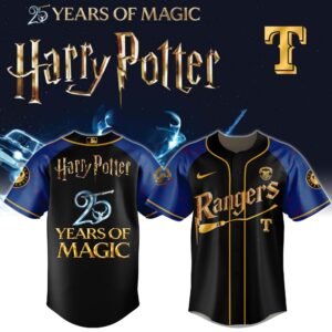 Texas Rangers x Harry Potter 25 Years of Magic Special Edition Jersey