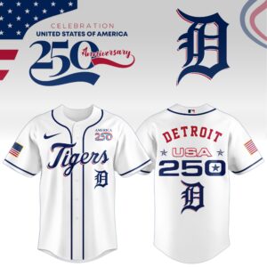 Detroit Tigers x USA 250 Anniversary Celebration Special Edition Jersey
