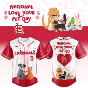 St. Louis Cardinals x National Love Your Pet Day Special Edition Jersey