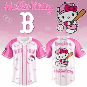 Boston Red Sox x Hello Kitty Pink Version Special Edition Jersey