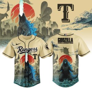 Texas Rangers x Godzilla The King Of Monsters Special Edition Jersey