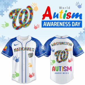Washington Nationals x Autism Awareness Ver 2 Special Edition Jersey