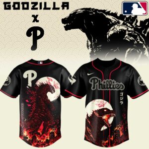 Philadelphia Phillies x Godzilla Minus Zero Special Edition Jersey