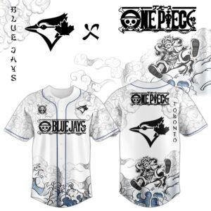 Toronto Blue Jays x One Piece Monkey D. Luffy Gear 5 Special Edition Jersey