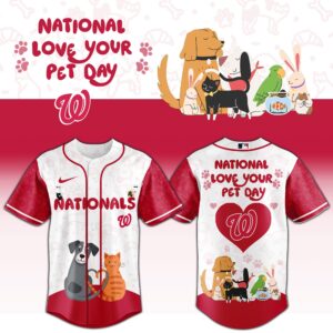 Washington Nationals x National Love Your Pet Day Special Edition Jersey