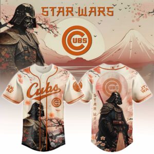 Chicago Cubs x Star Wars Darth Vader Japanese Style 3 Special Edition Jersey