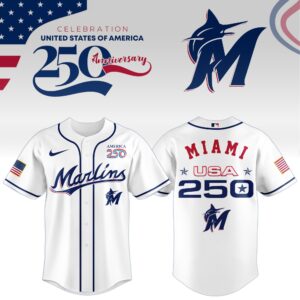 Miami Marlins x USA 250 Anniversary Celebration Special Edition Jersey
