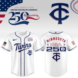 Minnesota Twins x USA 250 Anniversary Celebration Special Edition Jersey