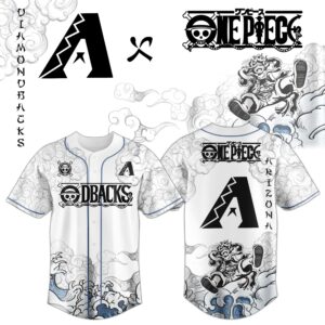Arizona Diamondbacks x One Piece Monkey D. Luffy Gear 5 Special Edition Jersey