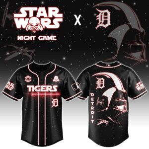 Detroit Tigers x Darth Vader Star Wars V2 Special Edition Jersey