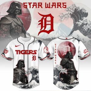 Detroit Tigers x Star Wars Darth Vader Japanese Style 2 Special Edition Jersey