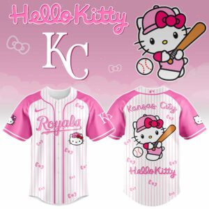 Kansas City Royals x Hello Kitty Pink Version Special Edition Jersey
