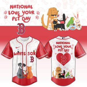 Boston Red Sox x National Love Your Pet Day Special Edition Jersey