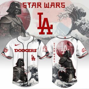 Los Angeles Dodgers x Star Wars Darth Vader Japanese Style 2 Special Edition Jersey