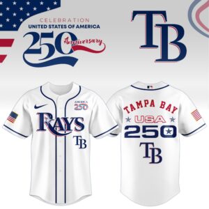 Tampa Bay Rays x USA 250 Anniversary Celebration Special Edition Jersey