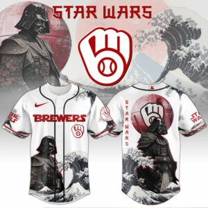 Milwaukee Brewers x Star Wars Darth Vader Japanese Style 2 Special Edition Jersey