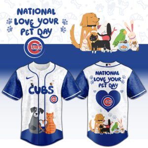 Chicago Cubs x National Love Your Pet Day Special Edition Jersey