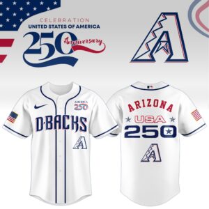 Arizona Diamondbacks x USA 250 Anniversary Celebration Special Edition Jersey