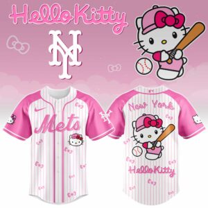 New York Mets x Hello Kitty Pink Version Special Edition Jersey