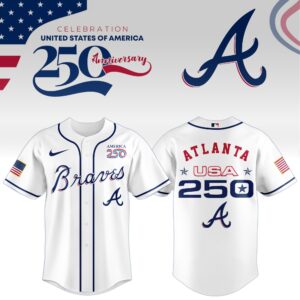 Atlanta Braves x USA 250 Anniversary Celebration Special Edition Jersey
