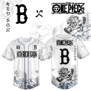 Boston Red Sox x One Piece Monkey D. Luffy Gear 5 Special Edition Jersey