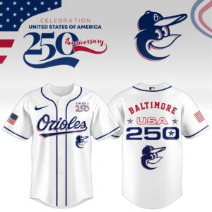 Baltimore Orioles x USA 250 Anniversary Celebration Special Edition Jersey