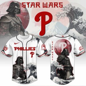 Philadelphia Phillies x Star Wars Darth Vader Japanese Style 2 Special Edition Jersey