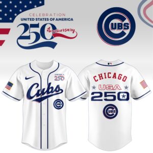 Chicago Cubs x USA 250 Anniversary Celebration Special Edition Jersey