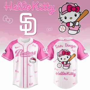 San Diego Padres x Hello Kitty Pink Version Special Edition Jersey