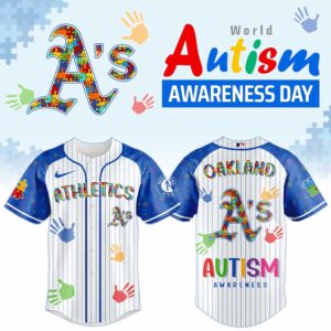 Oakland Athletics x Autism Awareness Ver 2 Special Edition Jersey