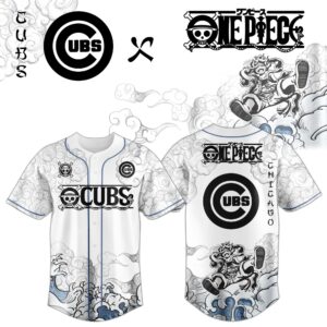 Chicago Cubs x One Piece Monkey D. Luffy Gear 5 Special Edition Jersey