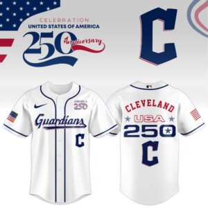 Cleveland Guardians x USA 250 Anniversary Celebration Special Edition Jersey