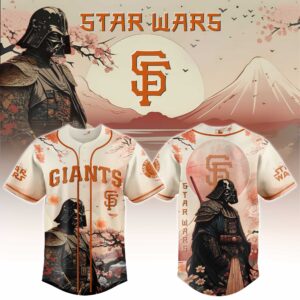 San Francisco Giants x Star Wars Darth Vader Japanese Style 3 Special Edition Jersey