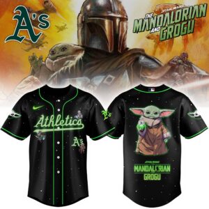 Oakland Athletics x Star Wars The Mandalorian & Grogu Special Edition Jersey