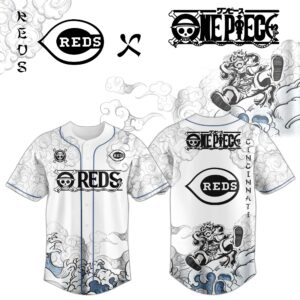 Cincinnati Reds x One Piece Monkey D. Luffy Gear 5 Special Edition Jersey