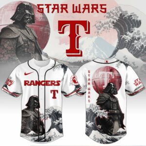 Texas Rangers x Star Wars Darth Vader Japanese Style 2 Special Edition Jersey