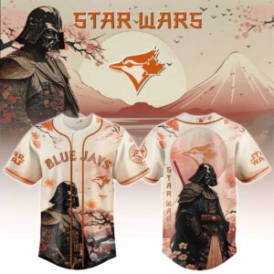 Toronto Blue Jays x Star Wars Darth Vader Japanese Style 3 Special Edition Jersey