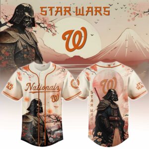 Washington Nationals x Star Wars Darth Vader Japanese Style 3 Special Edition Jersey