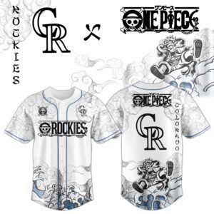 Colorado Rockies x One Piece Monkey D. Luffy Gear 5 Special Edition Jersey
